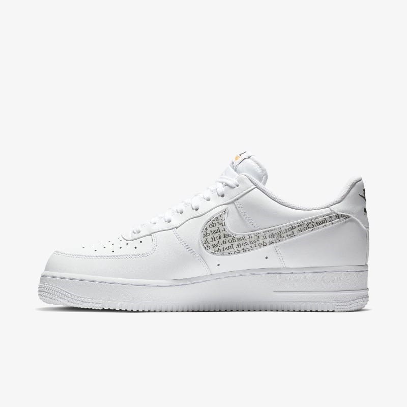 Nike air force 1 just do it discount bianche